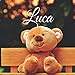 Luca: Souvenirs de naissance - album à compléter et personnaliser avec vos photos - format 21X21