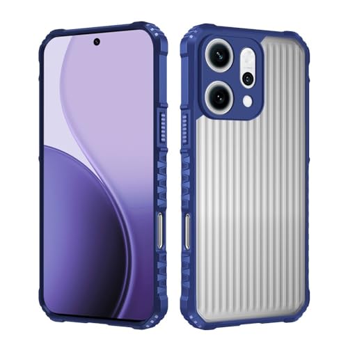 Coque Oppo A3X silicone bleu protection antichoc dos rigide