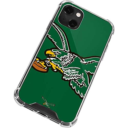Skinit Clear Phone Case Compatible with iPhone 13 Mini - Officially Licensed NFL Philadelphia Eagles Retro Logo Design