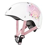 MouR Kinder Fahrradhelm (52-56 cm) Junge und Mädchen (S, Flemingo)