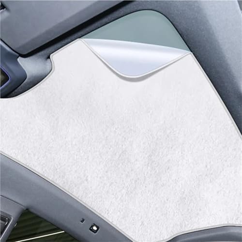 Car Suede Fabric Electrostatic Adsorption Sunroof Sunshade for Volvo Polestar 4 2023-...
