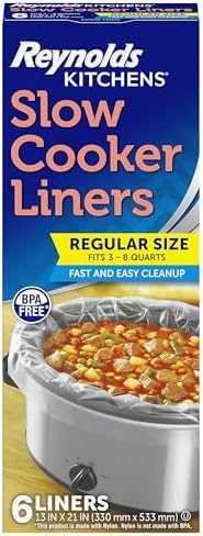 Reynolds Kitchens Slow Cooker Liners, Regular (Fits 3-8 Quarts), ...