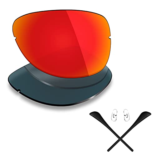 Image of Mryok Polarized Replacement Lenses & Rubber Kits for Ray-Ban Caravan RB8052 61mm- Fire Red