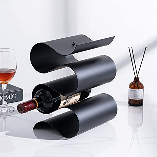 Soporte para Botellas de Vino TPARIS 8 Botellas Negro miniatura 6