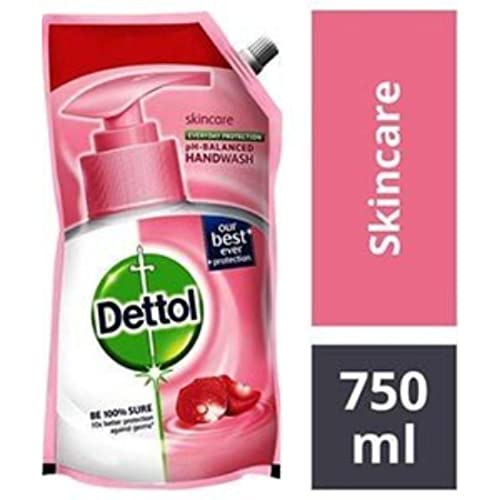 Image of Dettol Germ Protection ph-Balanced Liquid Handwash Refill, Skincare - 750 ml