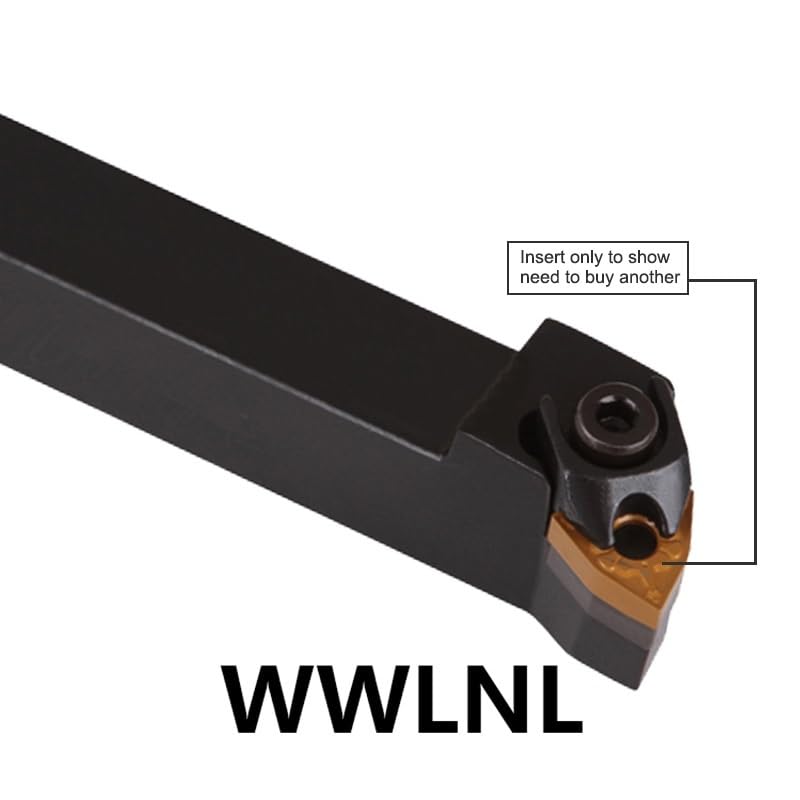 WWLNR-2525M08 Turning Tool Holder 25mm Turning Tool Holders CNC Lathe Cutting Machining Boring Toolholder Tools Lathe(WWLNR-1616H08)