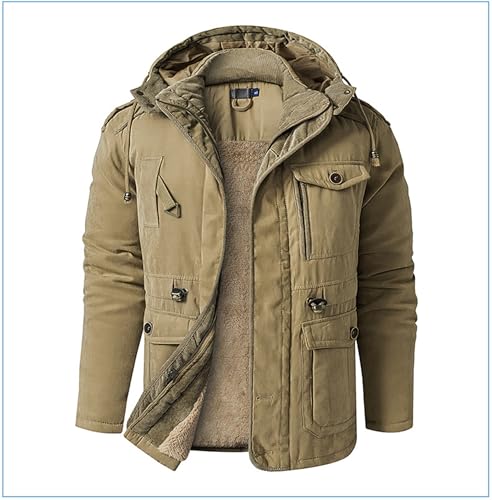 Veste extérieure à capuche pour affronter l'hiver - 5
