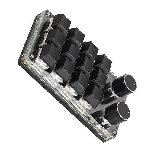 Mini clavier à 12 touches macro RVB interrupteur bleu mécanique pour gestion multimédia - 3