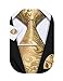 Barry.Wang Herren Paisley Krawatten Mit passendem Einstecktuch und Manschettenkn?pfe im Set