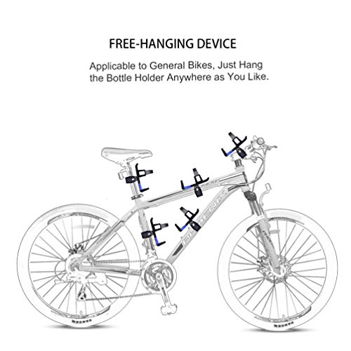 RUNACC Adjustable Bike Bicycle MTB Water Bottle Holder Rack Cage Black