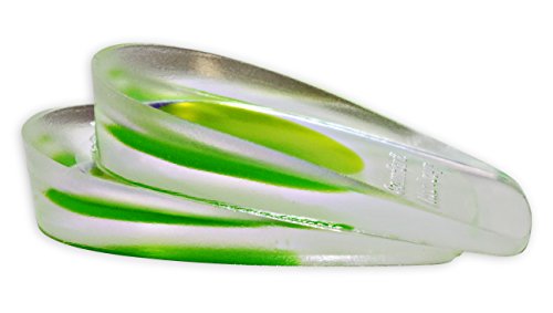 2 Pack - Kidsole Shock Absorbing Lightweight Gel Heel Cups For Kid's With Sensitive Heels, Heel Spurs, Plantar Fasciitis, Or Ankle Pain (Green Kids Size 2-6) #TOP5