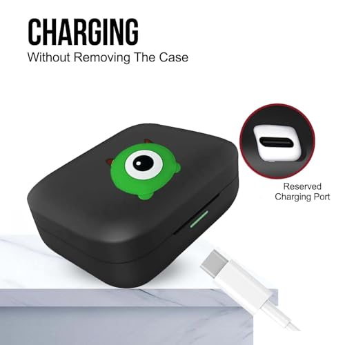 Image of Soft Silicone Case Cover Compatible for Realme Buds Air 7 | 7 Pro (MrQ)