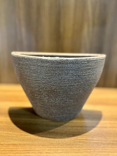 VASO POLIETILENO DE PAREDE DECORATIVO P/PLANTAS/JARDINS/ESCRITÓRIOS LUXO (MARROM)