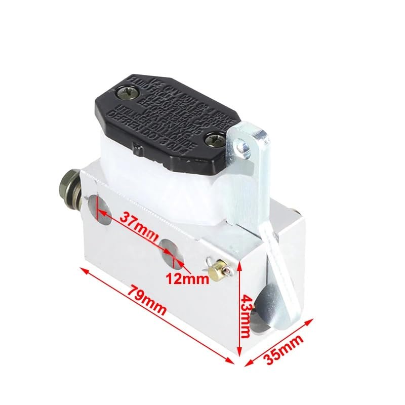 Bomba de freno trasero de pie para disfrutar rutas seguras en Go Kart y Buggy 4