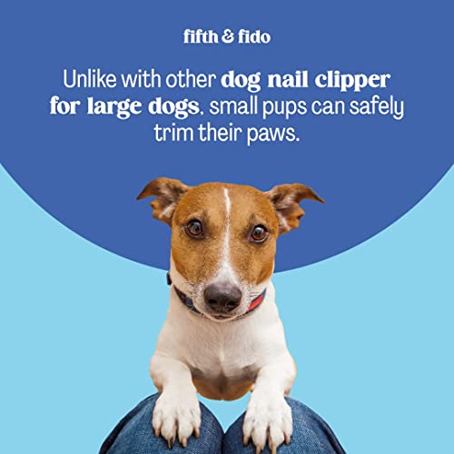 Fifth & Fido Dog Nail Clippers for Large Dogs - Sharp Nail Clipper...