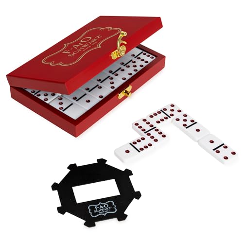 Spin Master FAO Schwarz Double Six Color Dot Dominoes, Classic Matching Game, for Adults and Kids Ages 6 and up