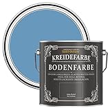 Rust-Oleum blau strapazierfähige, kratzfeste Bodenfarbe für Holz und Beton - Kornblumenblau 2,5 Litres