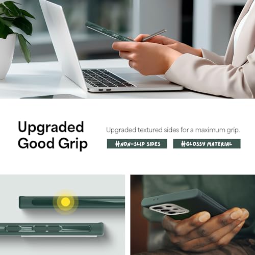 Image of Spigen Cyrill UltraColor | Samsung Galaxy S24 Ultra Case | Green Galaxy S24 Ultra Back Cover | TPU+Poly Carbonate - Kale