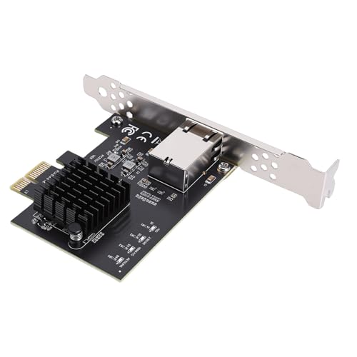 Sanpyl PCIe X1 Tarjeta de Red 10 Gigabit Ethernet Adaptador 10Gb Ethernet Disco sin Unidad PXE Soporte para Controlador RTL8127AT para Escritorio y Servidor miniatura 2