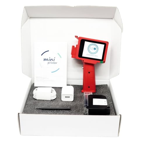 Image of 12.7mm Portable Mini Handheld Thermal Inkjet Printer | High-Resolution Date, Batch & Barcode Printing Machine | Wireless Inkjet Coder for Packaging & Industrial Use