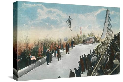 ART.COM Ski Tournament Jump Canvas 18x12 Duluth MN