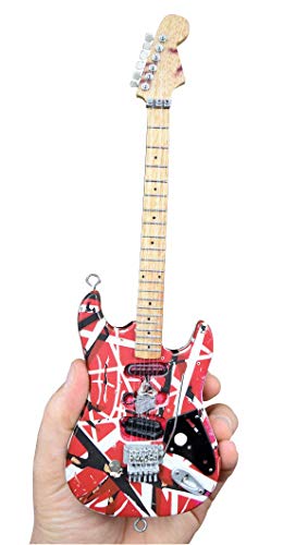Evh Minature Guitars Evh Frankenstein Mini Replica Guitar Van Halen (Evh001) & Jim Dunlop Guitar Picks (Evhpt02) #TOP2