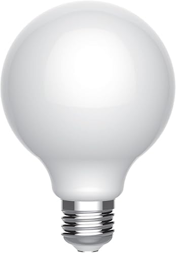 Miniatura 10 de GE Relax - Bombillas LED de 60 W Eqv, blanco suave, bombillas G25, esmeriladas, base mediana (paquete de 2)