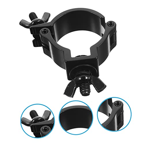 SUPVOX 4Pcs Gancho O-Clip Ganchos De Metal Clipe De LED No Suporte Da Lâmpada De Luz Braçadeiras De