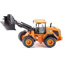 Siku 3663, JCB 435S Agri Wheel Loader, 132, Metal/Plastic, Orange, Front Loader Exchange System