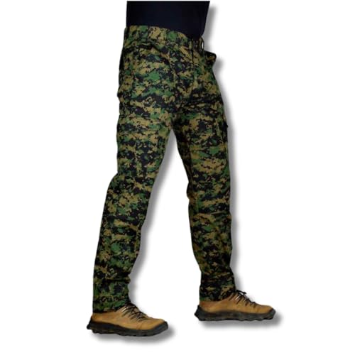 Calça Cargo Tática Attacker Safo - Camuflada (BR, Numérico, 40, Regular, Regular, Marpat Cerrado)