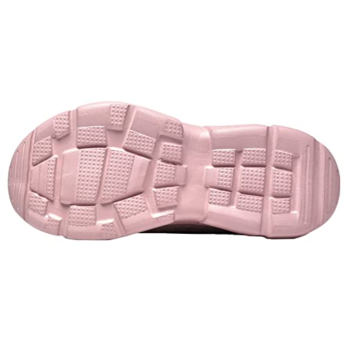 Ahico Running Shoes For Boys Girls Casual Athletic Kids Sneakers Tennis Walking Fashion Sneakers Breathable Non-Slip Pink Size 1 Big Kid #TOP2