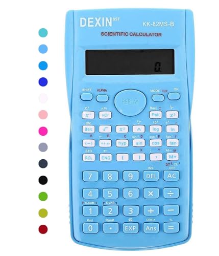 Scientific Calculators Desktop, Scientific Calculators for Students, Scientific Calculator 240 Functions 2 Line 10+2 Digits, Desk Math Calculator for School (Blue)