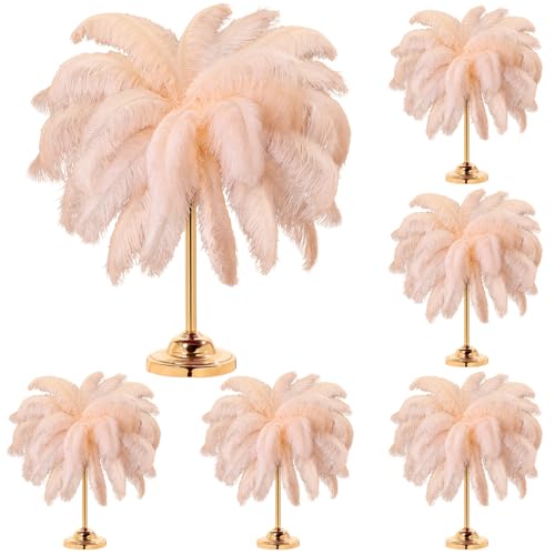 Plumes d'autruche de 35 à 40 cm pour sublimer vos centres de table et décors de fête