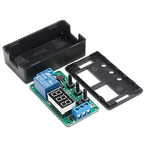 12 Volt Timer Relay, Drok 0.1S To 999Min 50Ma 4-Mode On-Off Automotive Digital Delay Relay, Electric Delay Timer Switch, Cycle Time Delay Module With Led Display #TOP4