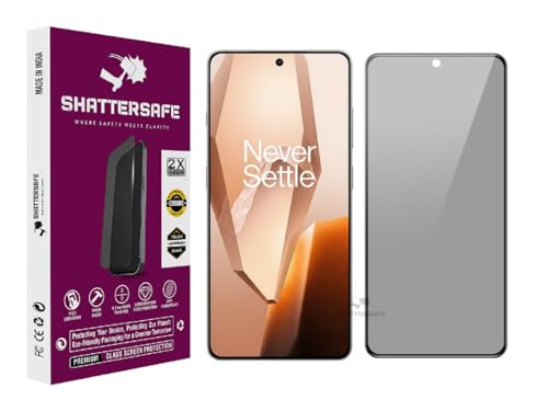 Image of Anti-Spy Privacy Tempered Glass Compatible For Oneplus 13R [Pack of 1]. 9H Hardness, Anti-Scratch, Edge-to-Edge Protection With Easy Installation Kit & Case Friendly Fit.