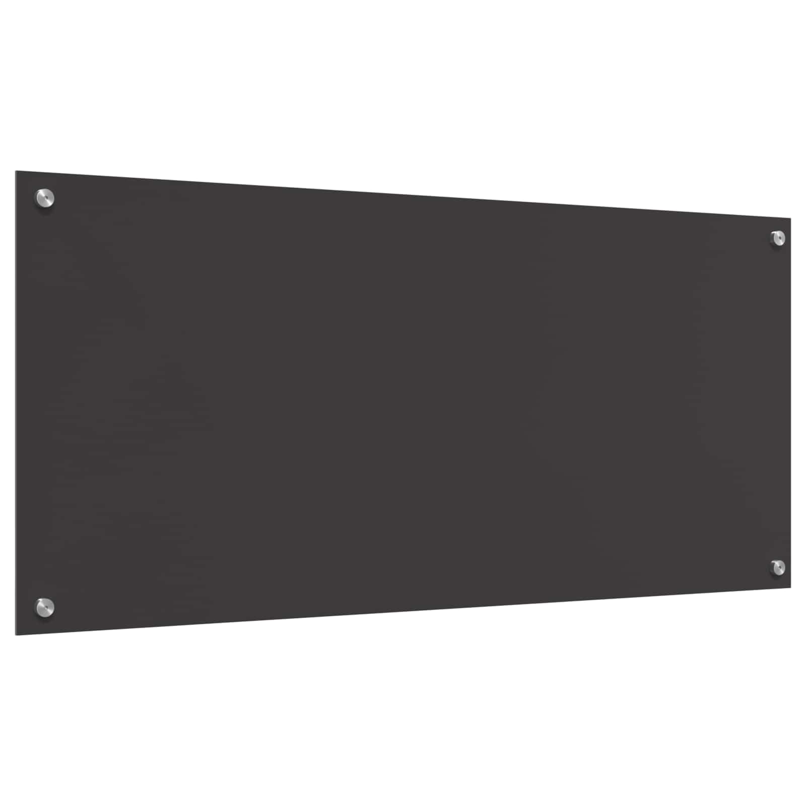 Solivagant Küchenrückwand Dunkelgrau 110 x 50 cm Gehärtetes Glas, Küche Esszimmer,Küchenhelfer -utensilien, 9.25 kg-42001311