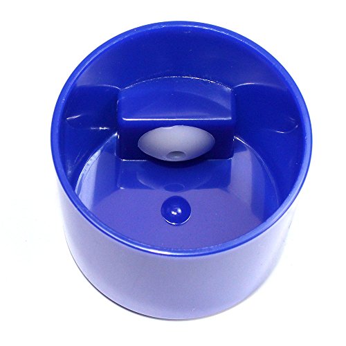 Vitavac - 5G To 20 Grams Airtight Multi-Use Vacuum Seal Portable Storage Container For Dry Goods, Food, And Herbs - Dark Blue Cap & Clear Body #TOP2