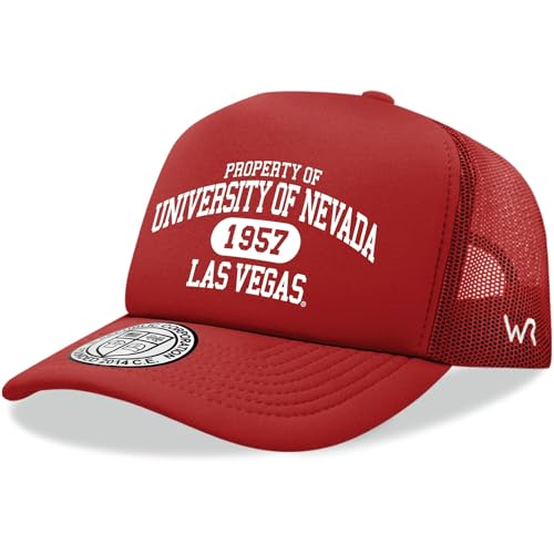 Nevada Las Vegas Rebels UNLV NCAA Trucker Mesh Snapback Cap Hat Red