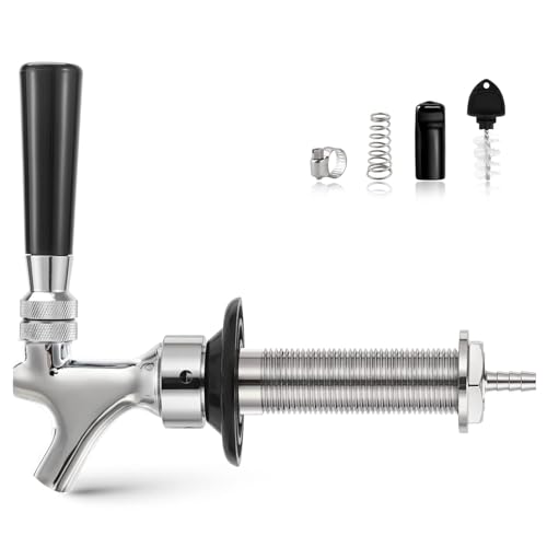 Draft Beer Faucet Shank Kit with Stainless Steel Core