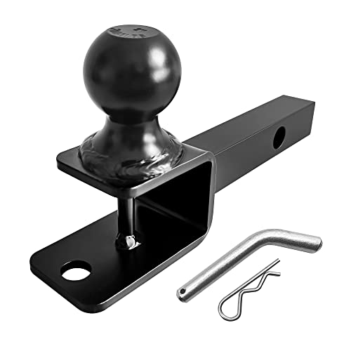 SKYMIRO 1-1/4" Solid Shank 3 in 1 ATV UTV Multi Hitch Mount with 2 inch Ball Hitch (Rated 2000 LBS)