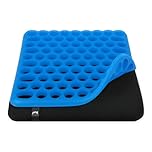 Generico Cuscino Ergonomico in Gel per Sedia,Comfort Antidolorifico per Schiena e Coccige, Traspirante Anti-Calore, Sfoderabile e Lavabile Ideale per Ufficio, Auto e Casa