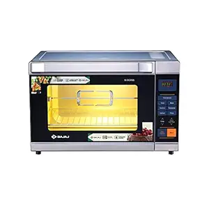 (Renewed) Bajaj 50 Liters Digital Oven Toaster Griller (OTG) with Motorised Rotisserie Convection 6 Pre-S