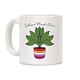 NA Lesbian Plant Mom White Keramik Kaffeebecher