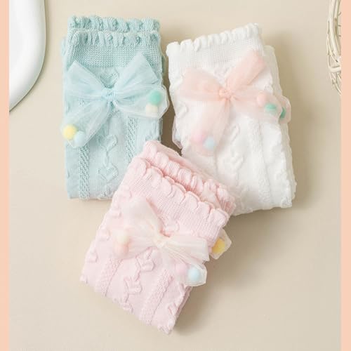 Kids Over The Knee Socks AntiSlip Thigh High Spring Soft Thin Elastic Bowknot Child School Stage Shows Girls Socks3