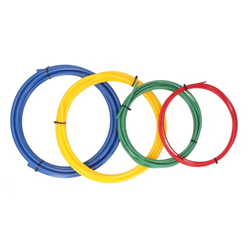 VBESTLIFE 4PCS PE AC Copper Pipe Protector, 1/4 3/8 1/2 5/8 Sizes AC Copper Pipe Bender for HVAC Repair Tube Bender Set Prevents Deformation