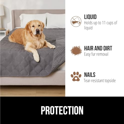 Gorilla Grip Cobertor Para Cães 100% À Prova D'Água 68X82, Manta Essencial Para Animais De Estimaçã