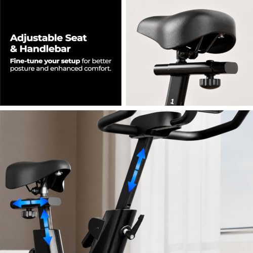 Image of Lifelong Magnetic Spin Fitness Bike|12Kg Flywheel 9-Levels Adjustable Resistance| Gym Equipment| Exercise Cycle for Home with Magnetic Brake|Gym Equipment for Home Workout| Max Weight-120 kg