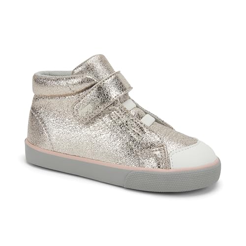 See Kai Run Basics - Drew High Top Sneaker for Kids, Rose Gold, 5