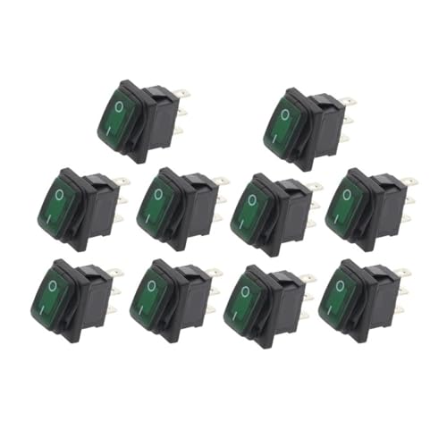 Interruptor de palanca 12V 3P para instalar tiras LED y luces auxiliares en caravanas