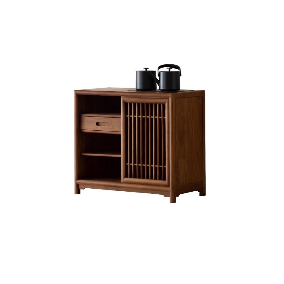 eexbz Sofa Chinese Style Tea Cabinet Wooden Sofa Side Table Tea Cabinet Sofa Side Cabinet Sofas for Living Room